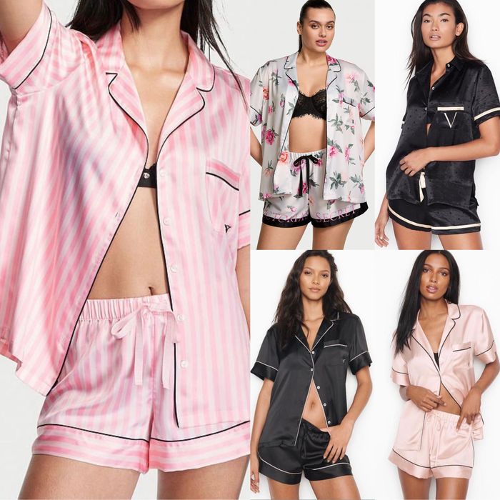 ЗНИЖКИ Піжама Victoria’s Secret сатинова фланелева