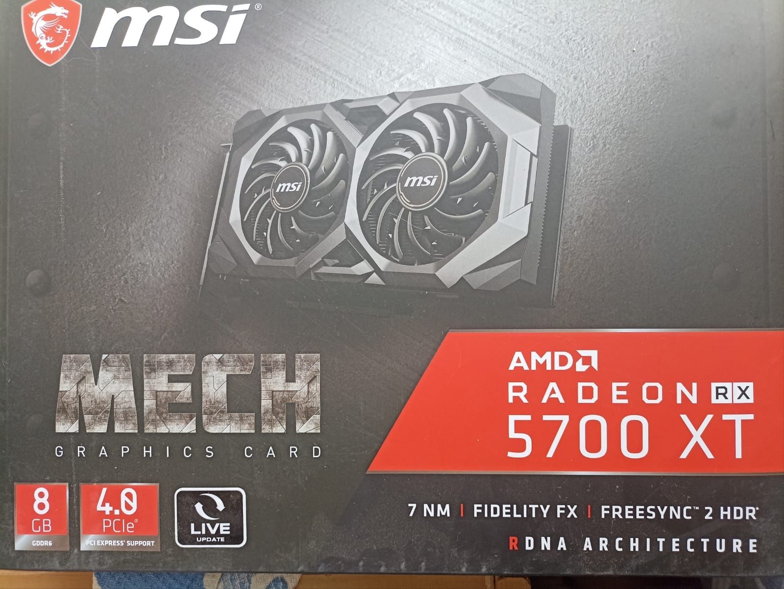 ВидеокартаRADEON 5700XT.