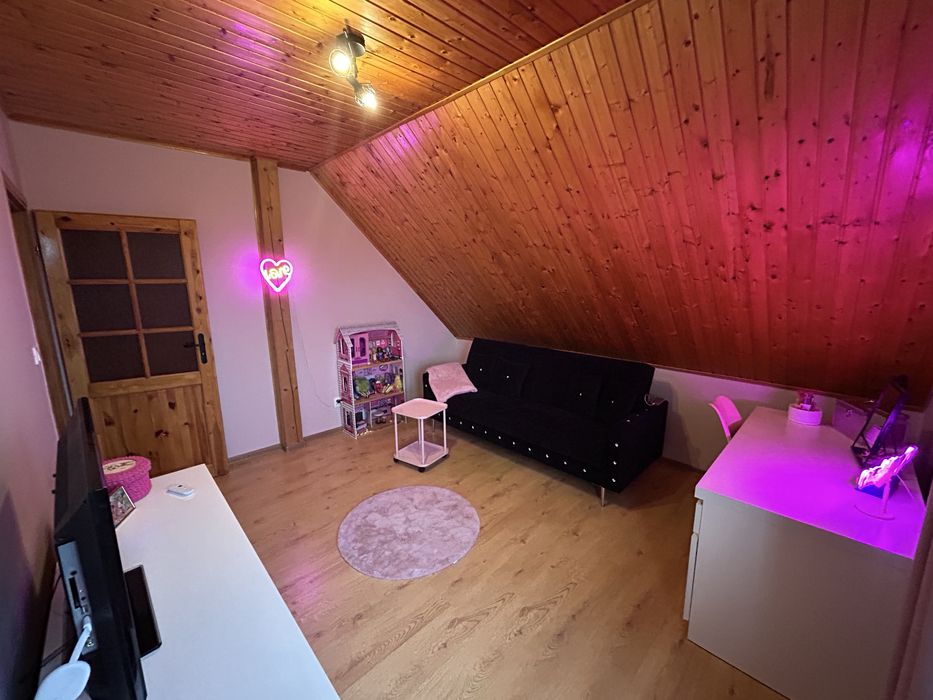 Sofa rozkladana welurowa wymiary 212 cm, spanie 190x116