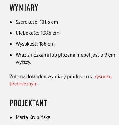 Szafa dwu drzwiowa - VOX