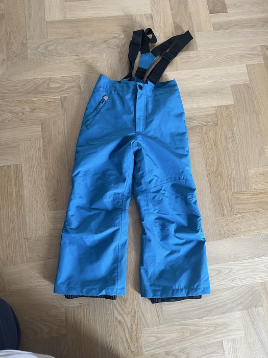 Spodnie narciarskie od kombinezonu Lupilu 110-116 cm stan bdb blue
