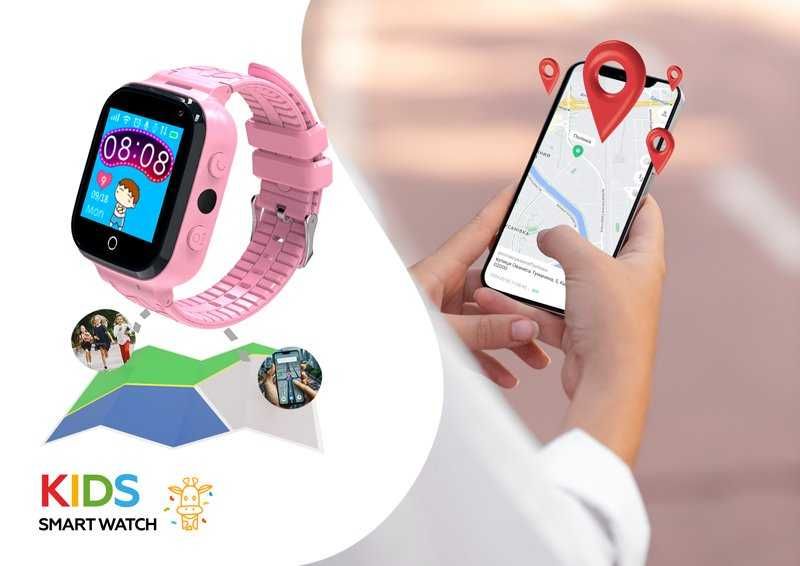 Дитячий смарт годинник Gelius (Ocean) з GPS трекером