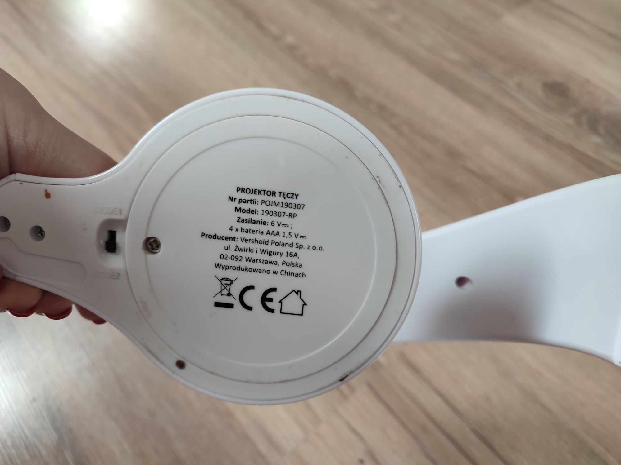 Lampka projektor tęczy Smukee