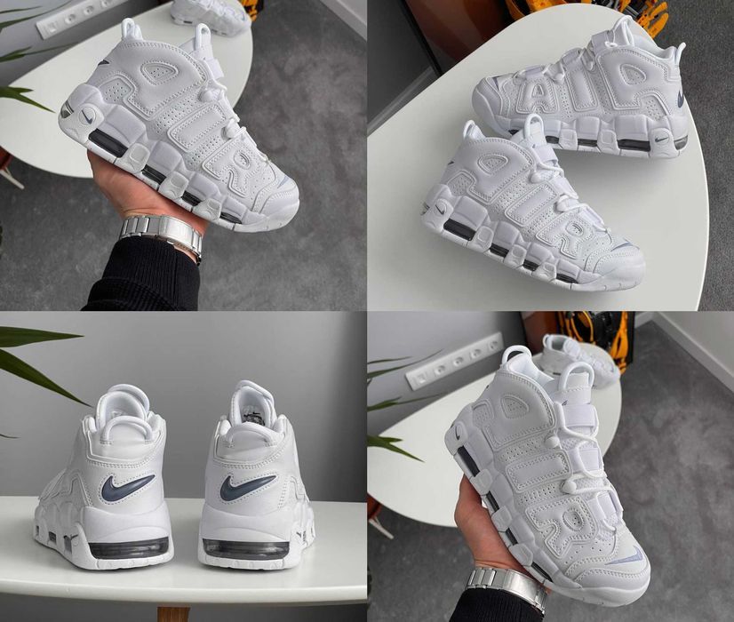 Кроссовки Nike Air More Uptempo Triple White 36-45 Хит Сезона! Купить!