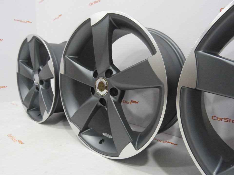 Jantes Look Audi Rotor 18 '' 8 et45 5x112 Antracite