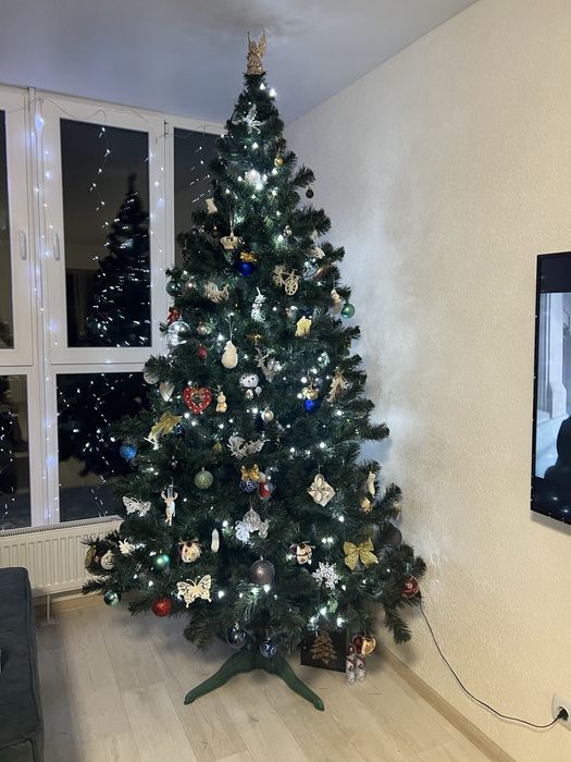 Штучна ялинка лісова карпатська  пвх 2.5 м