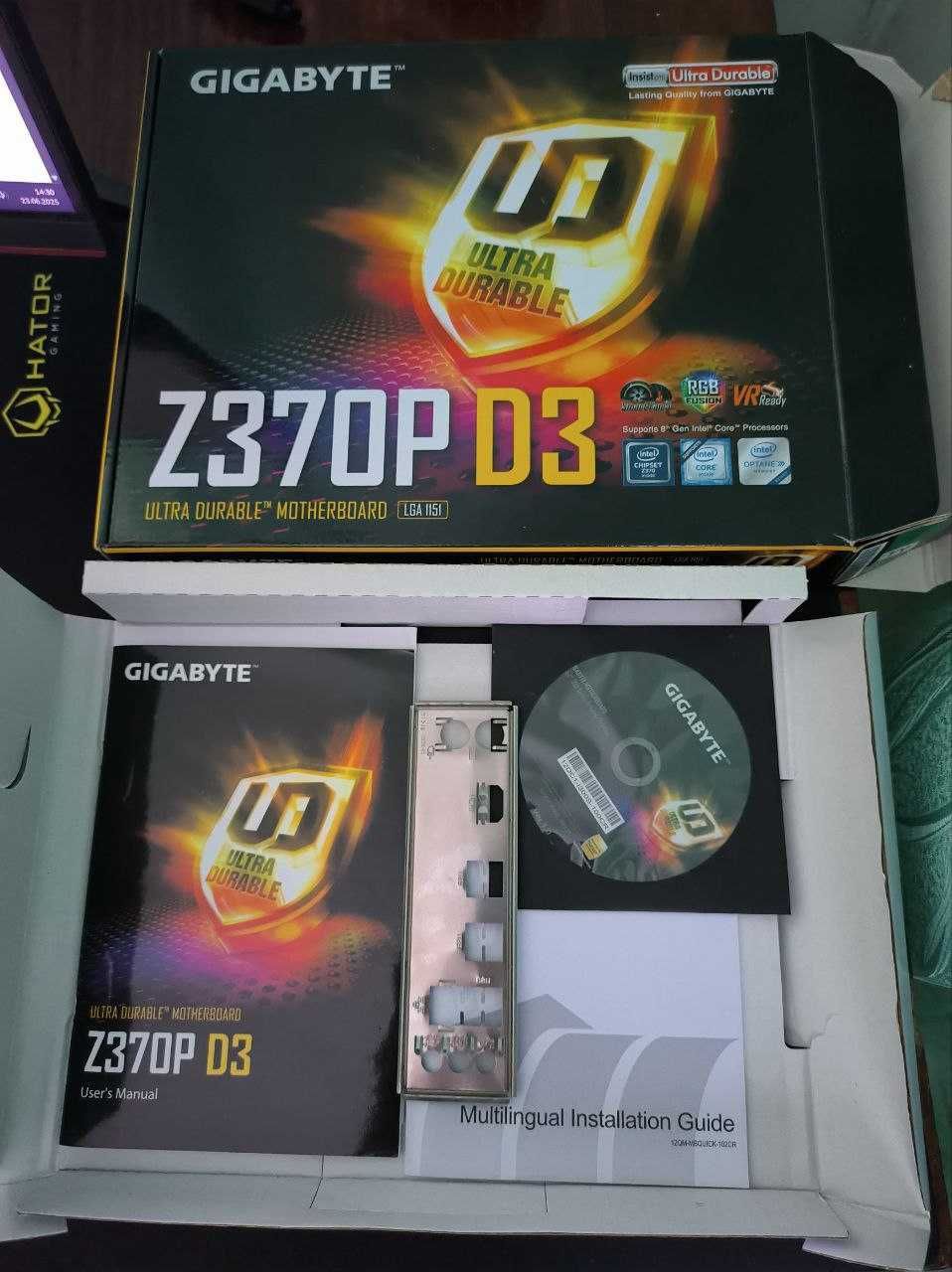 Материнська плата Gigabyte z370p d3 (lga1151)