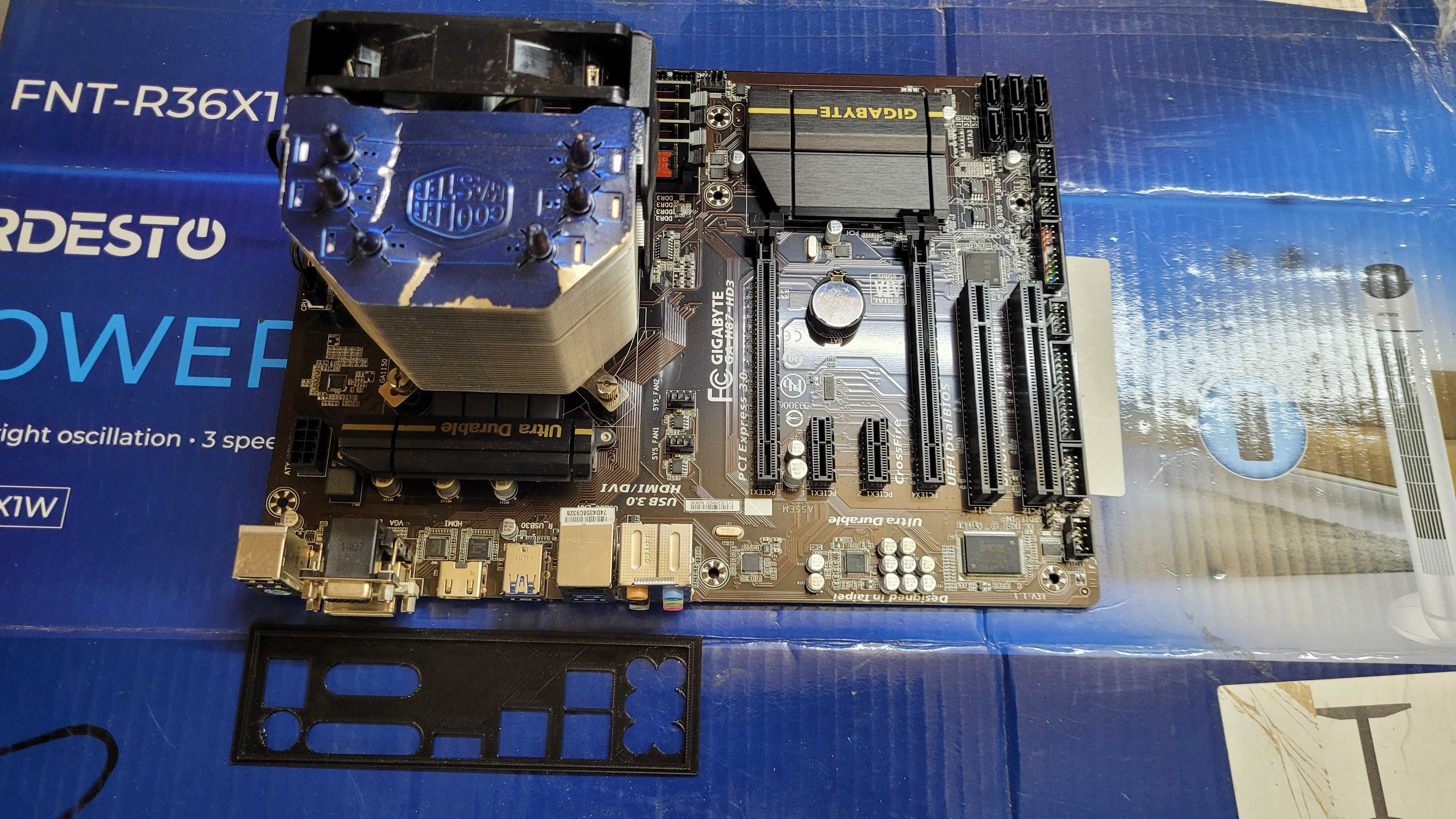 TOP комплект S1150 Gigabyte GA-H87-HD3 +I7 4790 4GHz +32GB DDR3 +башня