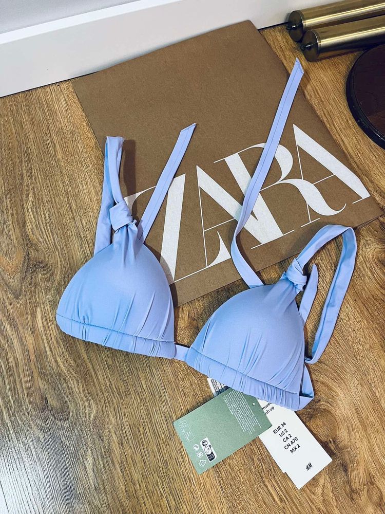 Fioletowy stroj kapielowy h&m gora 34 xs