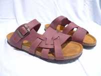 ROMIKA r.41/26cm Klapki skórzane jak birkenstock scholl