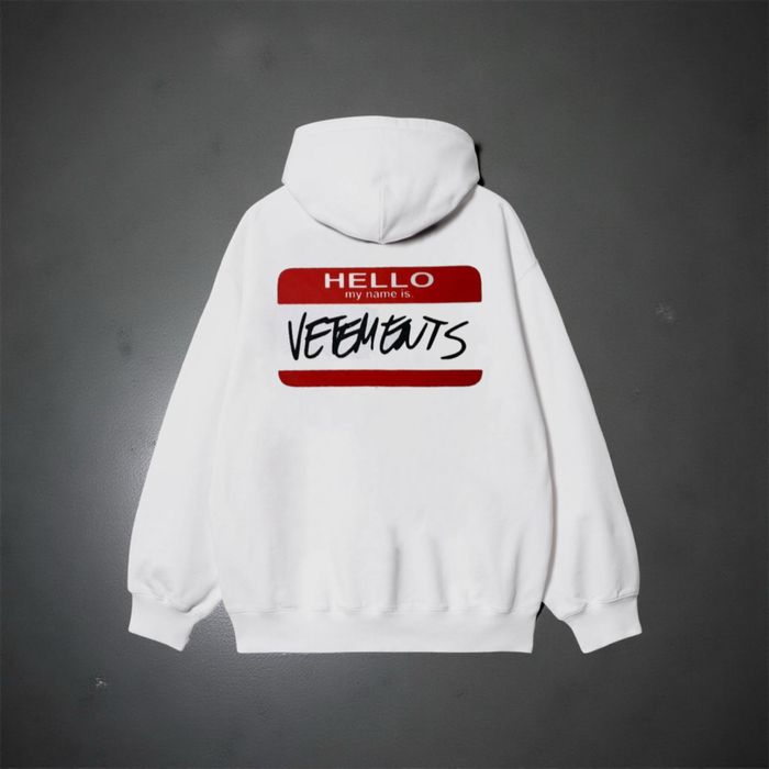 Мужское худи Vetements Logo унисекс  Ветементс Ветмо толстовка кофта