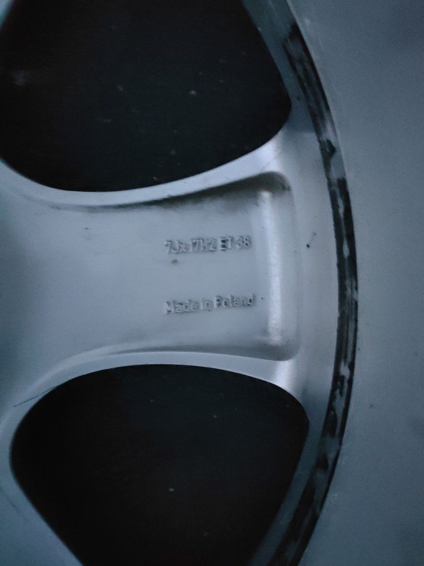 Felgi 17" 7jx17 4x100 ET38 Opel Irmscher Ronal Astra, Corsa, Vectra