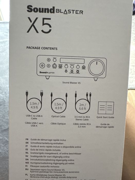 DAC AMP wzmacniacz karta dzwiękowa USB creative saundblaster X5 0,6Wx2