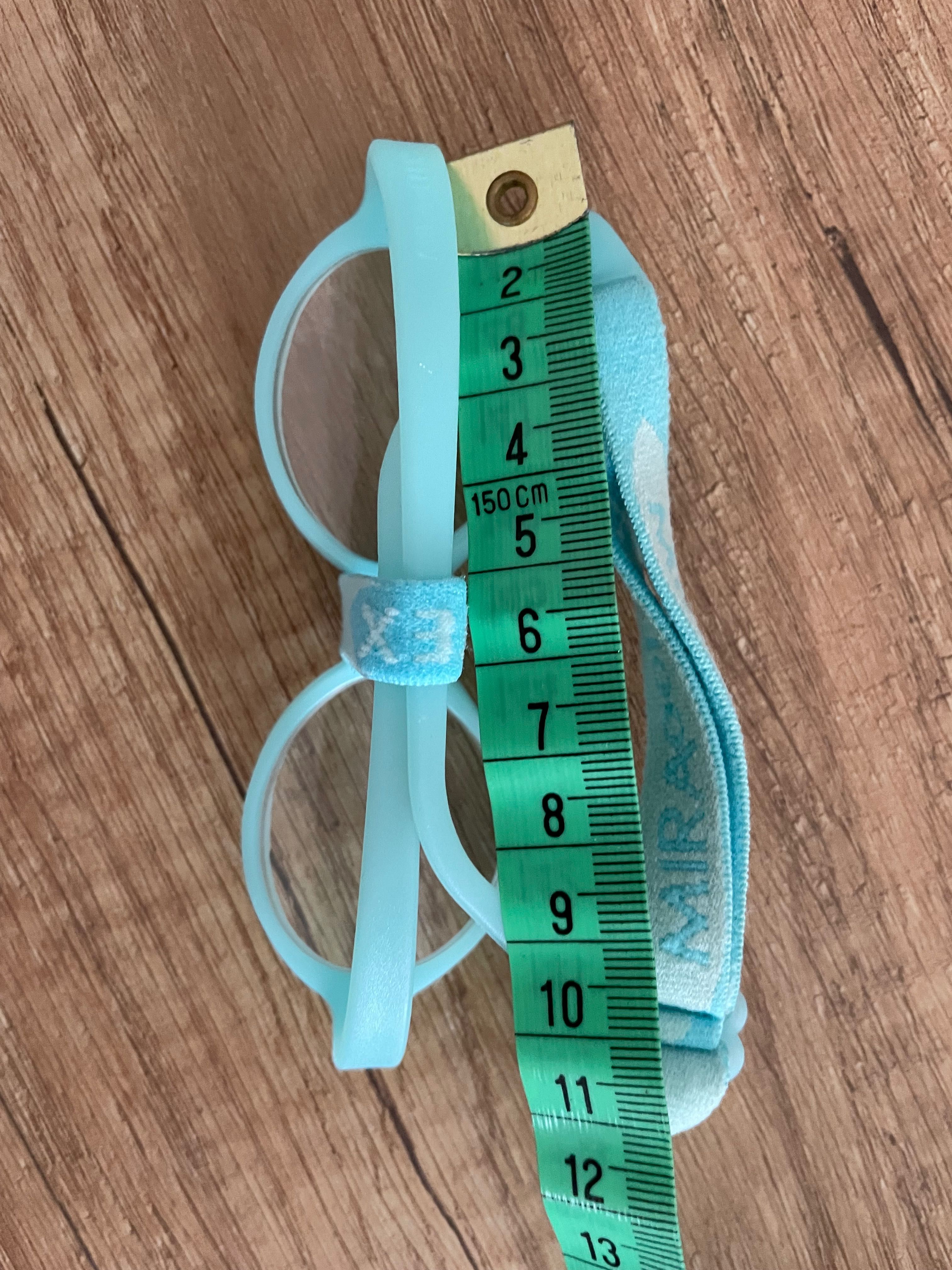 Oprawki okularów niemowlęce dziecięce Miraflex Baby Zero 2 błękitne
