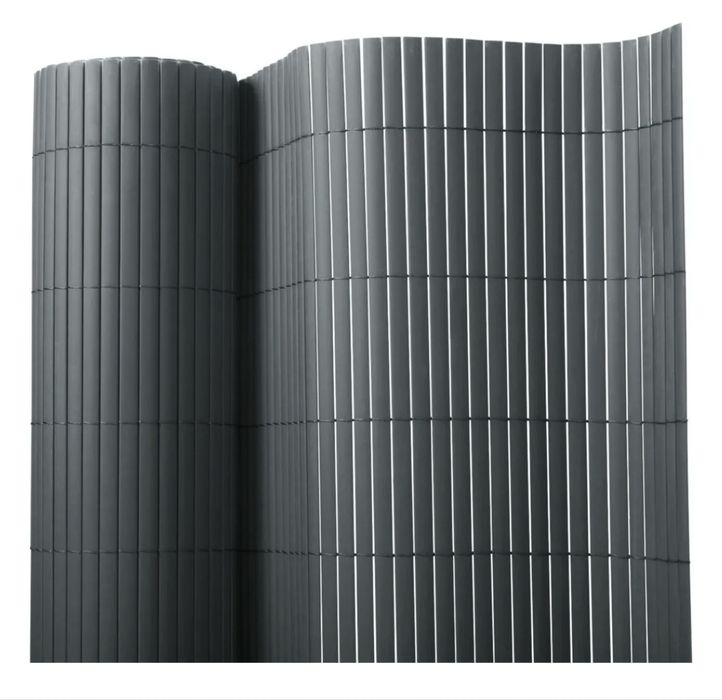 Osłonki tarasowe/ balkonowe 9szt. / antracyt PVC 120x300