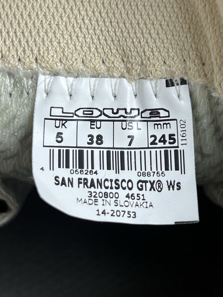 Кроссовки Lowa San Francisco Gore-tex Оригинал р(38)