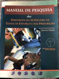 ACSM - manual de pesquisa das diretrizes do acsm para os testes de esf