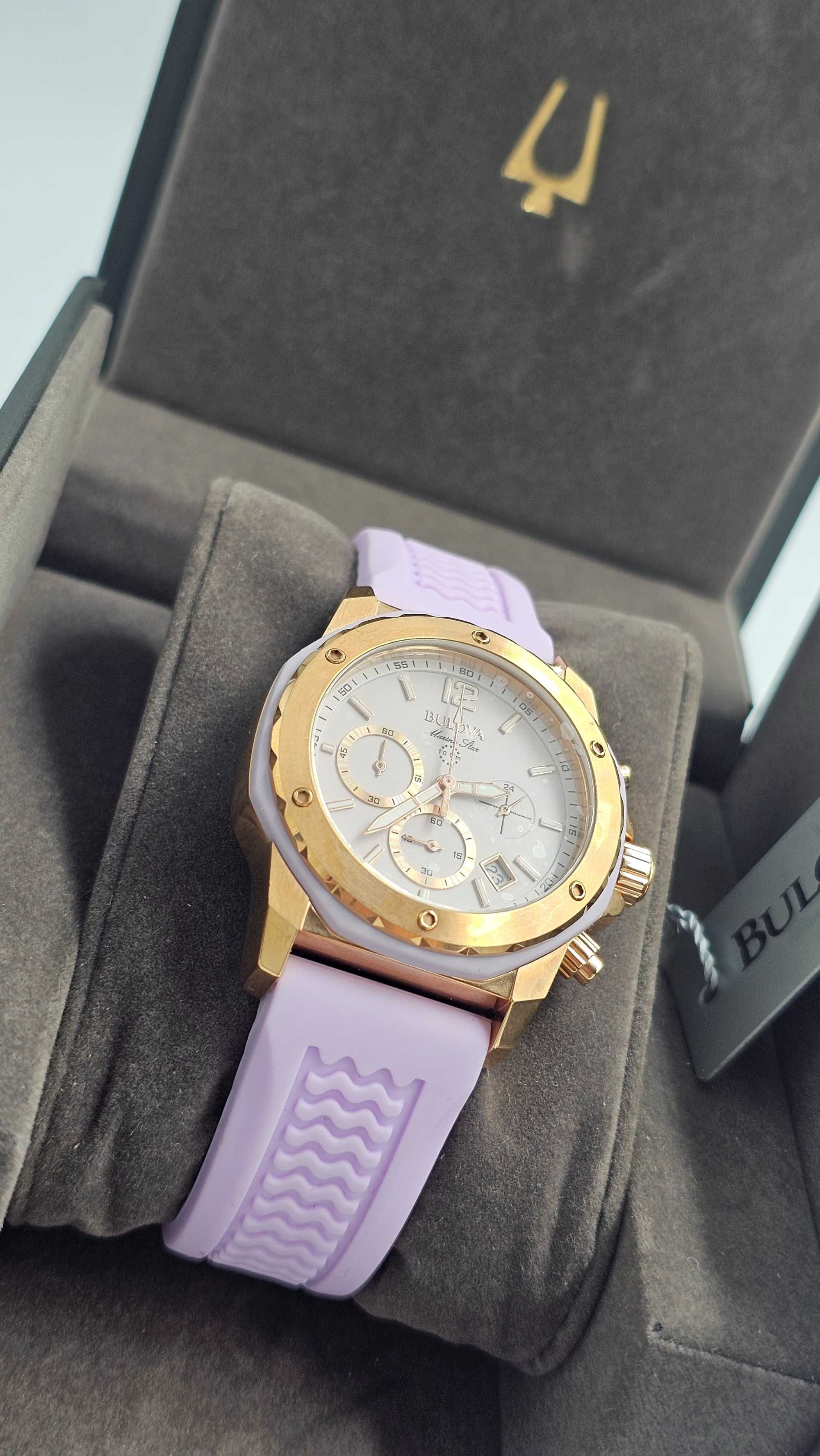 Zegarek Bulova **Marine Star** Różowe Złoto ~~~Idealny Na Wakacje~~~