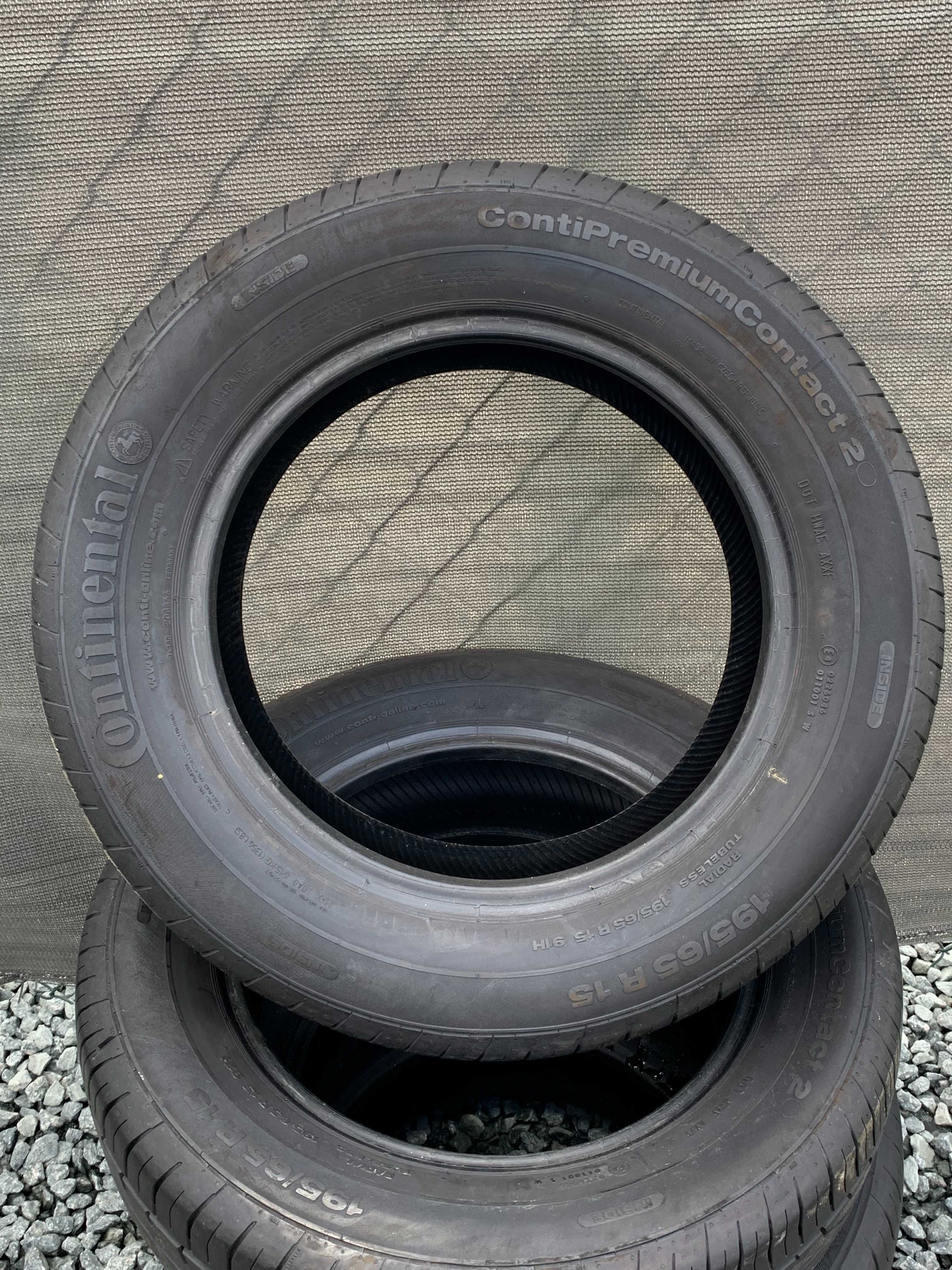 4x 195/65r15 91h Continental ContiPremiumContact 2