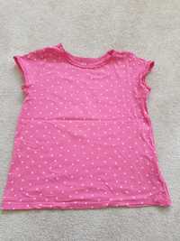 Koszulka bawełniana dla dziewczynki rozmiar 122-128 cm.