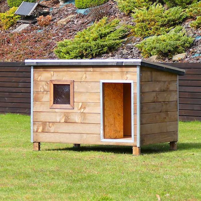 Buda dla psa ROCKY 3 ocieplenie + okno