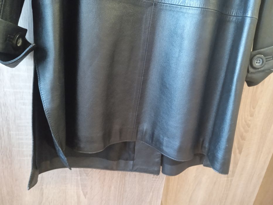 Kurtka - płaszczyk skórzana, damska XL(54)