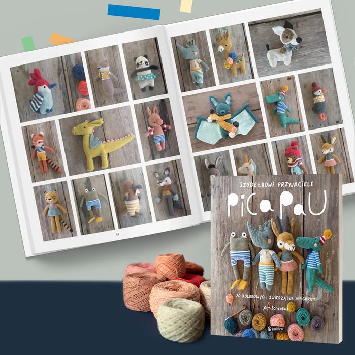 Szydełkowi przyjaciele Pica Pau, Yan Schenkel 20 wzorów amigurumi