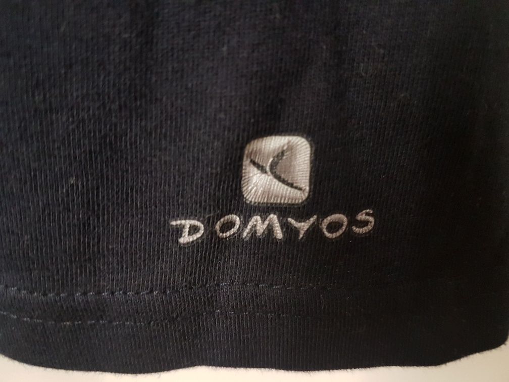 T-shirt  M 175 cm Domyos granatowa