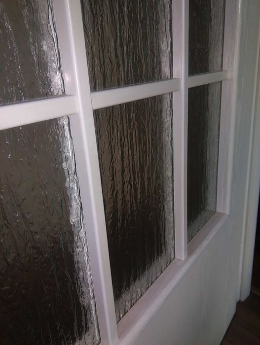 * Drzwi pokojowe – białe – przeszklone - 80 – lewe *