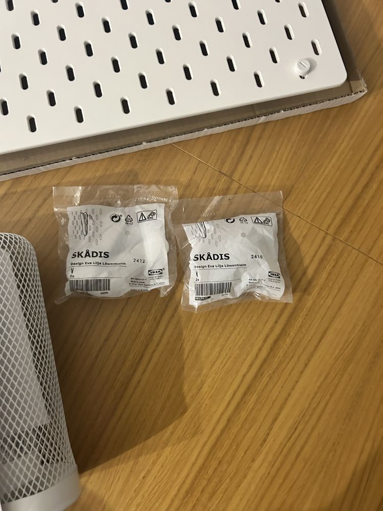 Nowy zestaw ikea skadis tablica perforowana