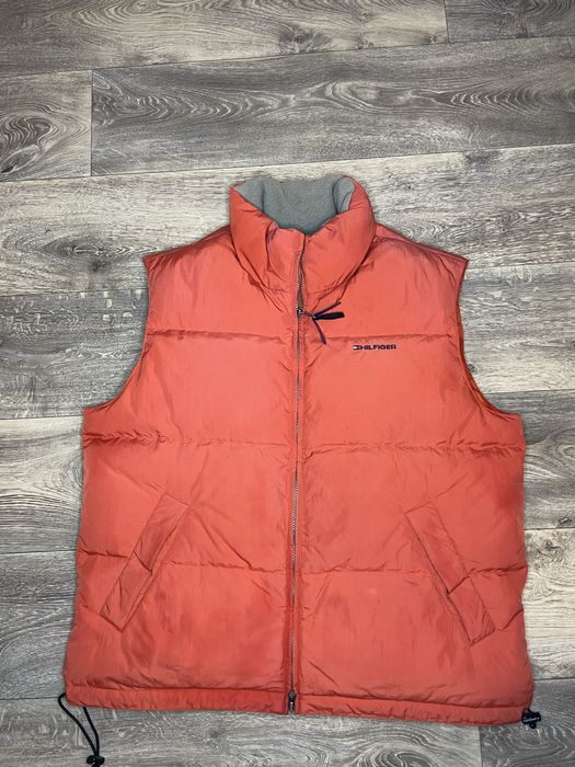 Tommy hilfiger puffer vest Пуховая жилетка томми нейлоновая nylon
