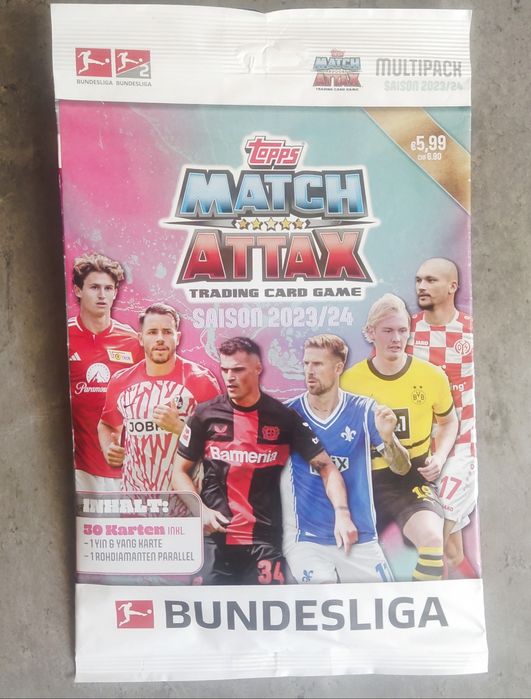 МультиПак футбол наклейки та картки Panini та Topps