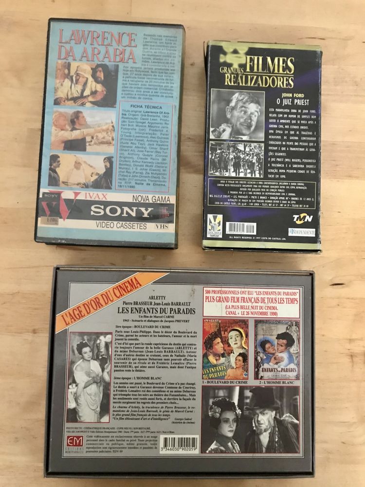 Vhs Les Enfants du Paradis Ed. Especial Francesa + 2VHS