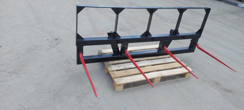 Ramka do balotów z nadstawką 80 cm transport 2 / 3 szt. bele udźwig 2t
