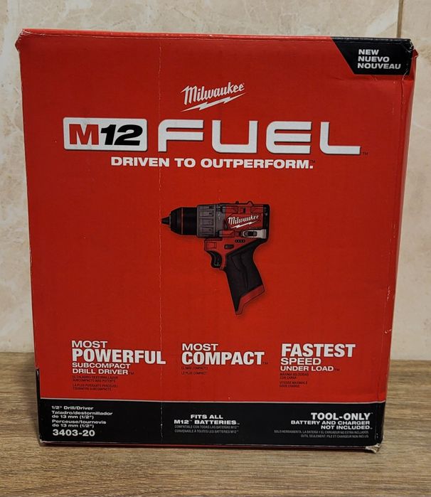 Milwaukee 3403-20 M12 Fuel Бесщеточная дрель шуруповёрт