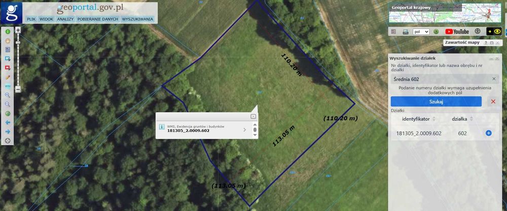 Piękna widokowa działka na przedmieściu Bieszczad