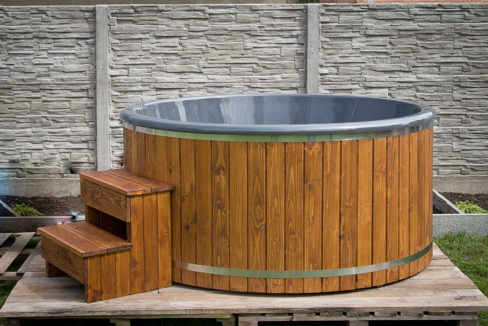 Balia ogrodowa ELEKTRYCZNA Jacuzzi Hot Tuba Gorąca Beczka hydromasaż