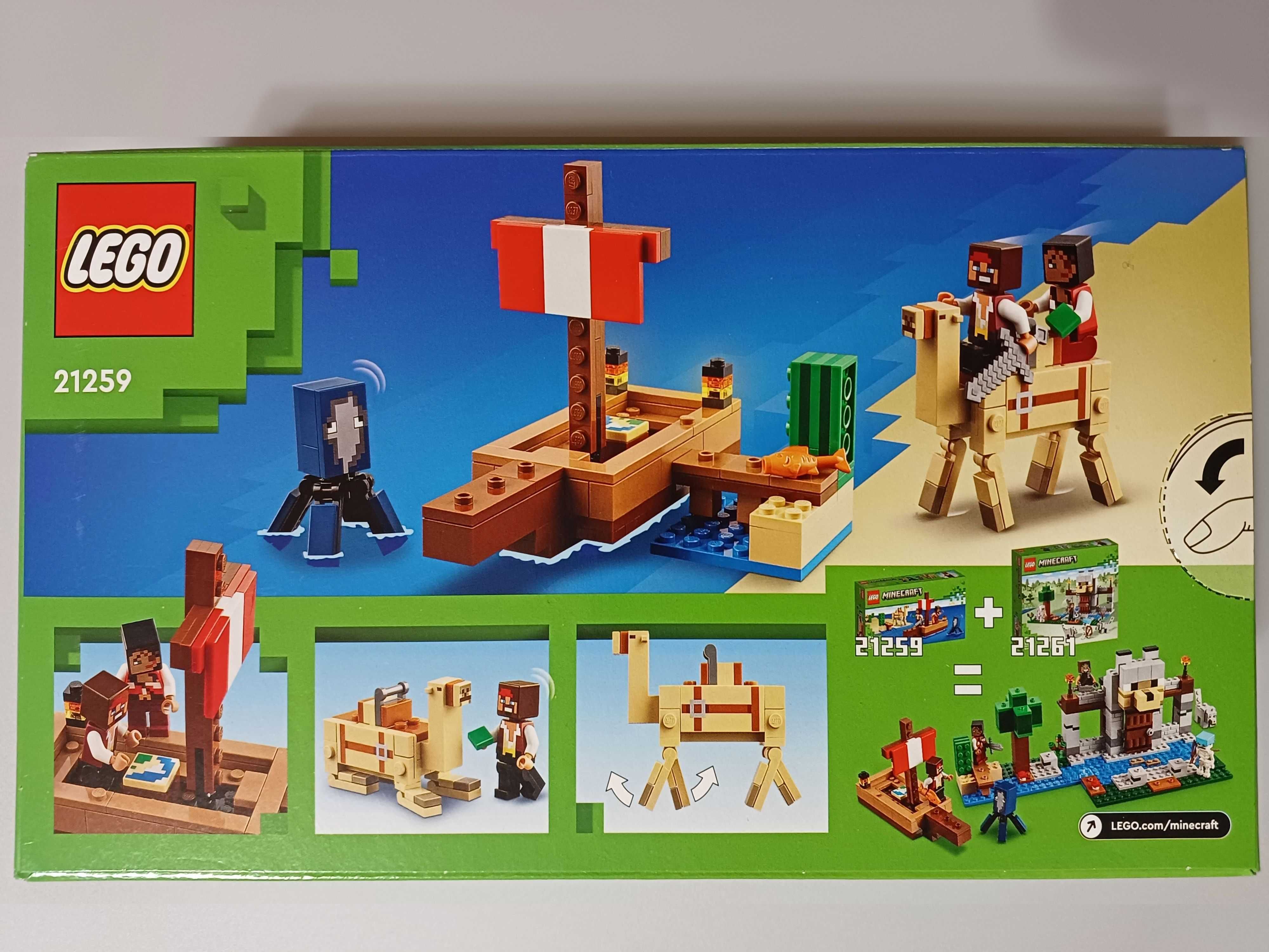 LEGO Minecraft 21259 Rejs statkiem pirackim