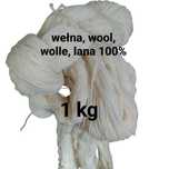 Włóczka przędza wełna owcza 100% pakiet 1 kg
