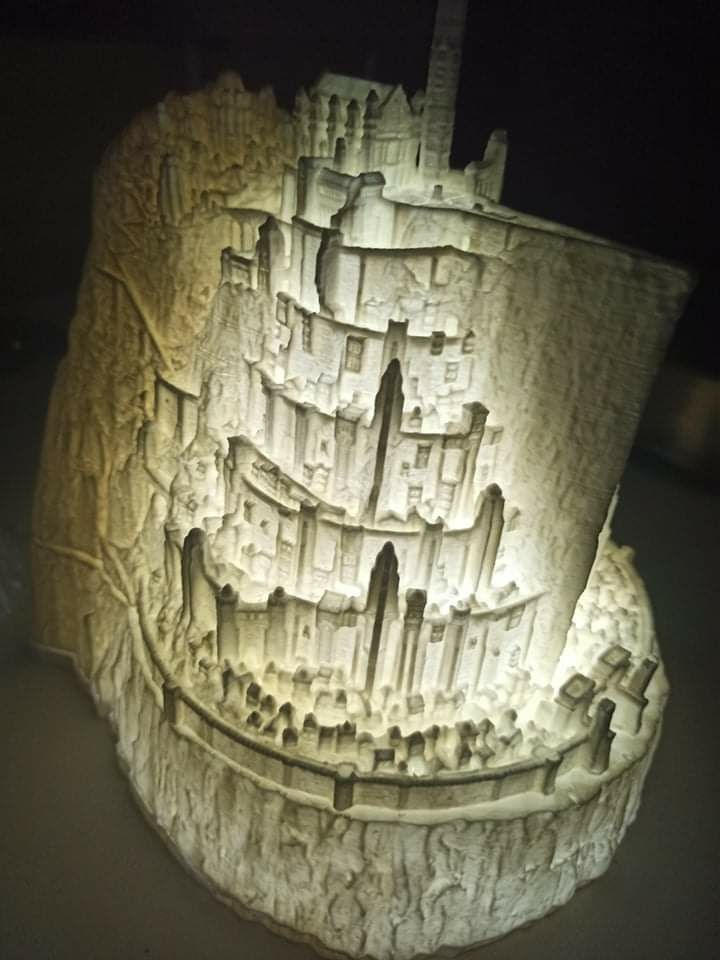 Minas Tirith władca pierścieni LotR lampka prezent duża - 24cm