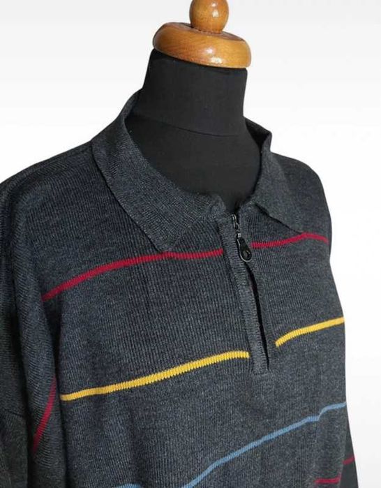 Stylowy sweter męski z kołnierzem Polo sport Ralph Lauren. Duży xxxl