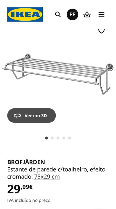 Arrumação para casa de banho (vários artigos)