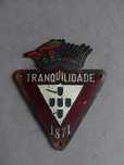 Antiga chapa de seguros Tranquilidade 1871