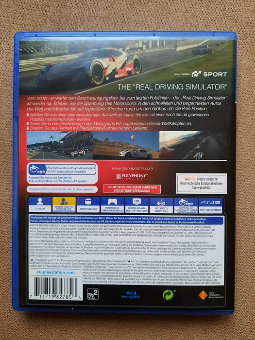 Gran Turismo Sport PS4 (stan 5/6)