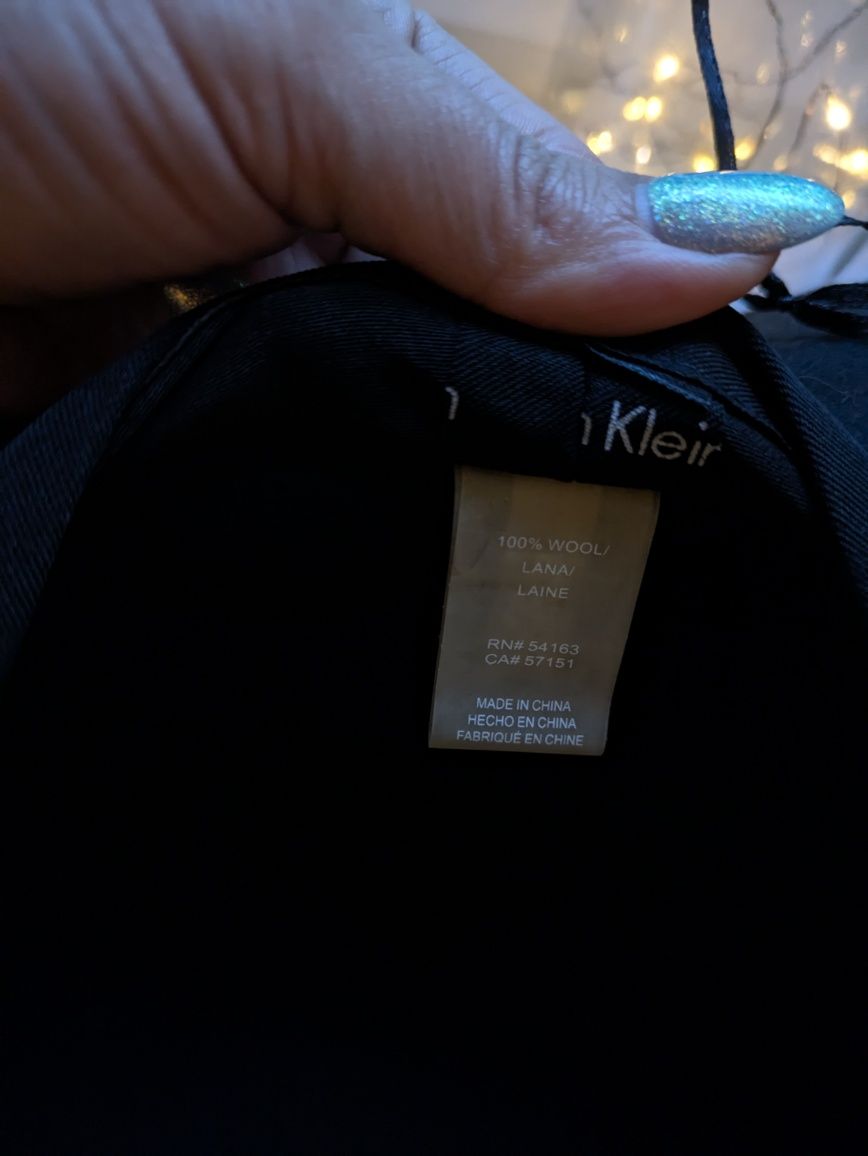 Calvin klein 100% шерсть капелюх оригінал преміум люкс