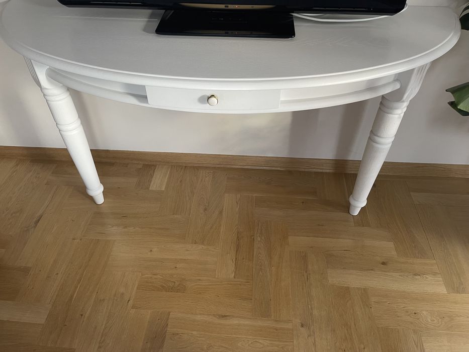 konsola komoda rtv tv prowansja biel