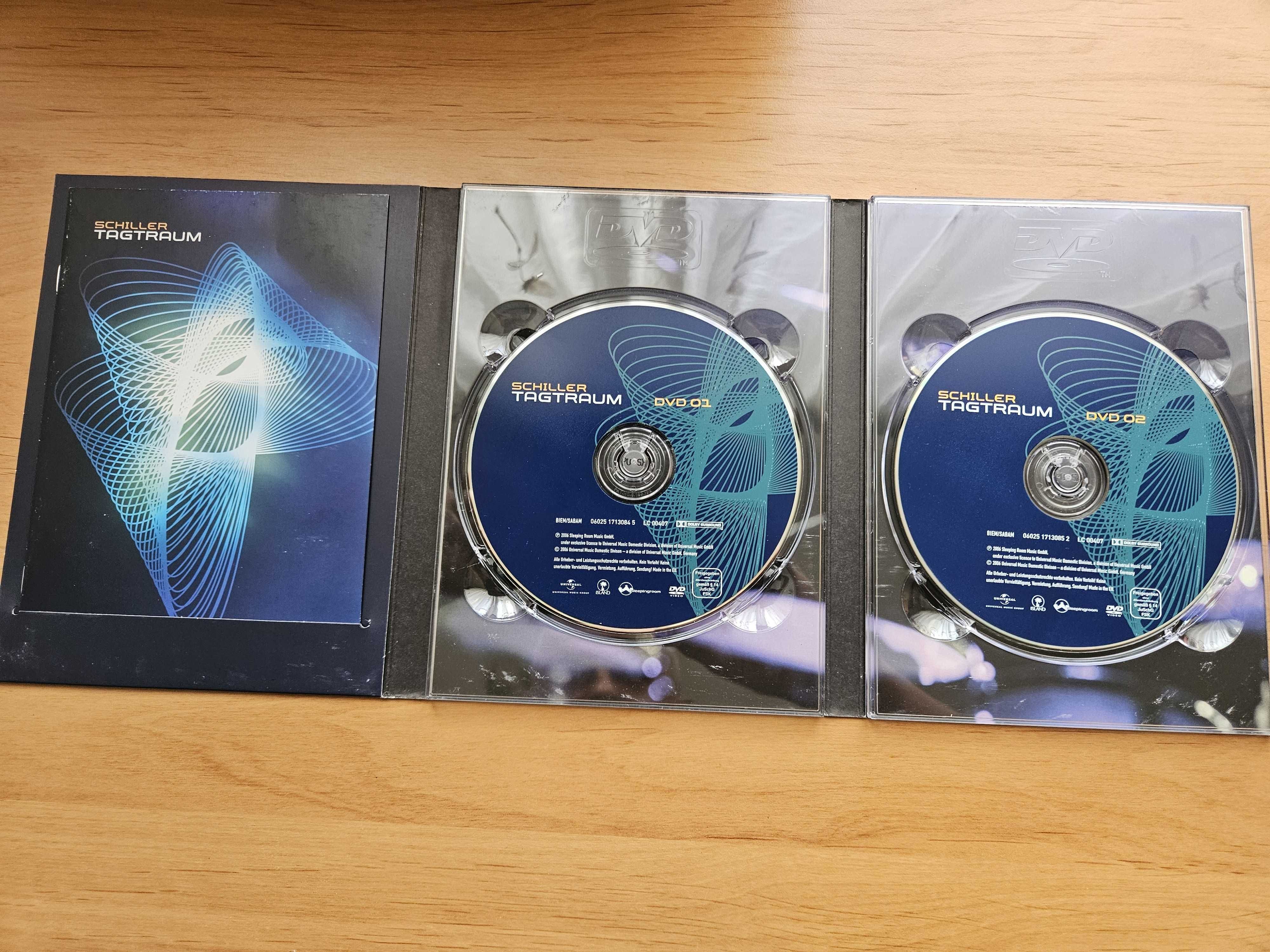 SCHILLER - Dwie Płyty: Sehnsucht Live 2 DVD 2008 + Tagtraum 2 DVD 2006