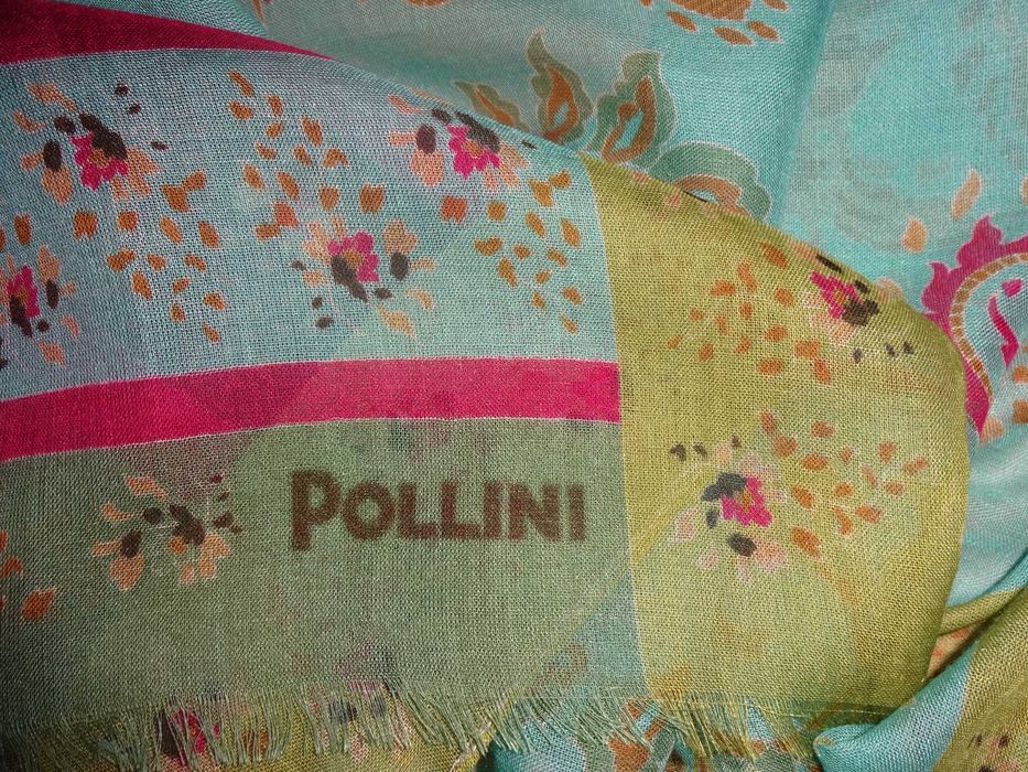 POLLINI Larioseta 100% MODAL bardzo duża chusta apaszka szal 200 cm