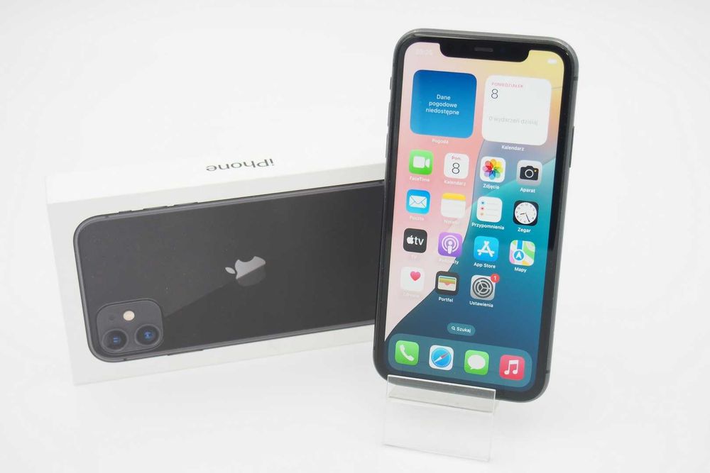 Apple iPhone 11 128GB bateria 84% + pudełko