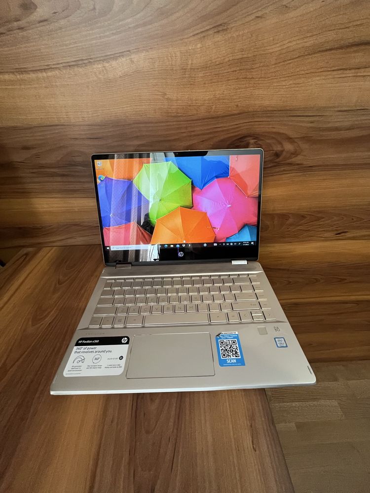 Hp Pavilion x360 14m ips i5 8520u 4 ядра ssd сенсорний трансформер